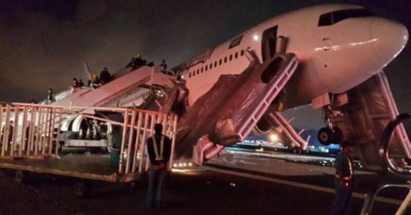 Saudi Arabian Airline-ის ავიალაინერი მედინაში ავარიულად დაეშვა