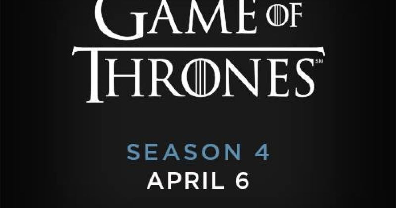 Game of Thrones-ის მეოთხე სეზონის პრემიერა 6 აპრილს შედგება