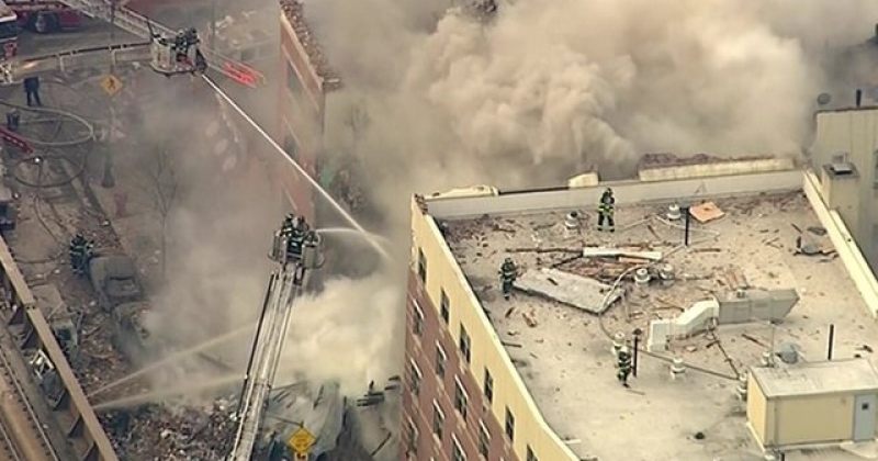 აფეთქების შედეგად ნიუ-იორკში 2 შენობა ჩამოინგრა