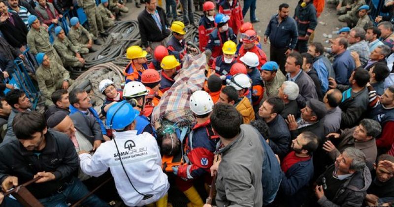 თურქეთში მაღაროს აფეთქების შედეგად 200-ზე მეტი ადამიანი დაიღუპა