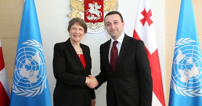 პრემიერი გაეროს განვითარების ფონდის ხელმძღვანელ ჰელენ კლერკს შეხვდა