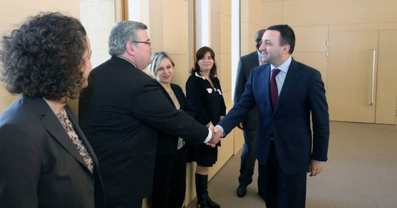 ღარიბაშვილი საერთაშორისო საფინანსო კორპორაციის წარმომადგენლებს შეხვდა