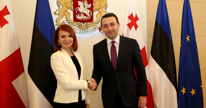 პრემიერი ესტონეთის საგარეო საქმეთა მინისტრს შეხვდა