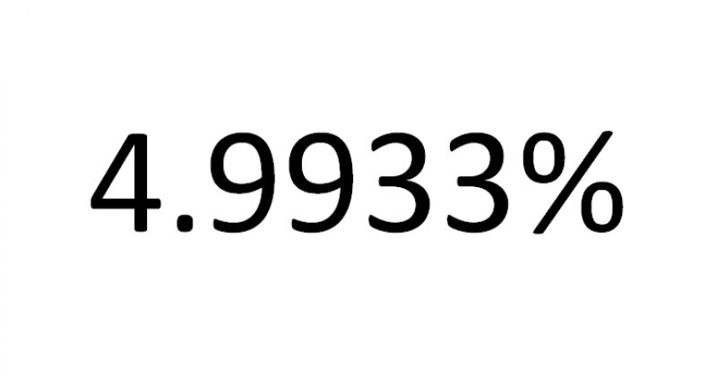 პატრიოტთა ალიანსმა ხმათა 4.9933% აიღო, რაც 5%-ზე არ მრგვალდება