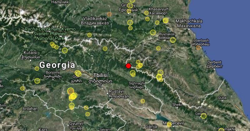 საქართველოში მიწისძვრა მოხდა