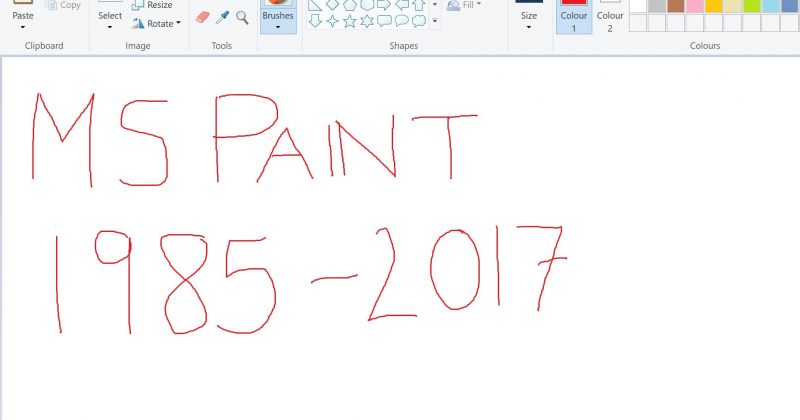 32 წლიანი არსებობის შემდეგ Windows-ის ახალ ვერსიაში Microsoft Paint უქმდება