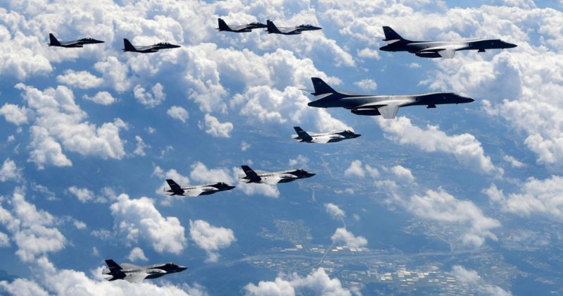 ჩრდილოეთ კორეა აშშ-ს სამხედრო თვითმფრინავების ჩამოდგებით ემუქრება