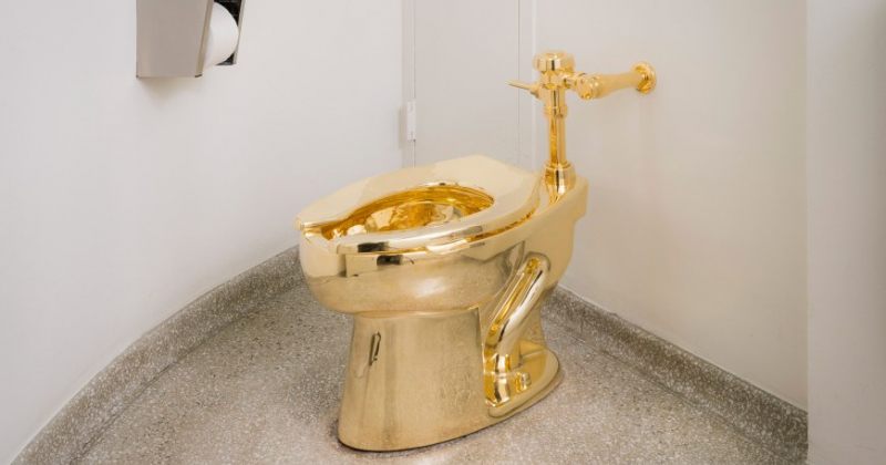 გუგენჰაიმის მუზეუმი თეთრ სახლს ვან გოგის ნაცვლად ოქროს ტუალეტს სთავაზობს