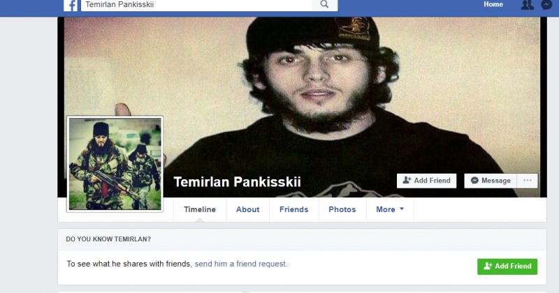 სავარაუდოდ თემირლან მაჩალიკაშვილი Facebook-ზე ISIS-ს გულშემატკივრობდა 