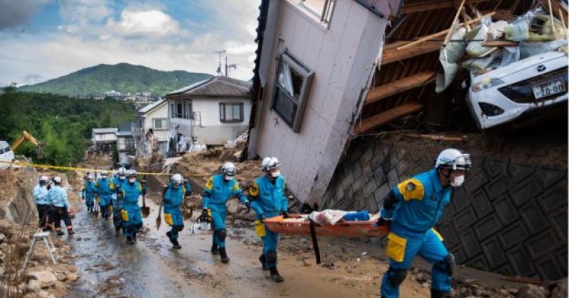 იაპონიაში წყალდიდობას 100 ადამიანი ემსხვერპლა, 50-მდე დაიკარგა 