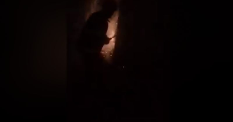 შეშელიძის ქუჩაზე, რესტორნის ეზოში ფაცხები იწვის (ვიდეო)