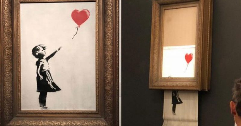ქალი, რომელმაც აუქციონზე Banksy-ს "გოგონა ბუშტით" იყიდა დაზიანებული ნახატის დატოვებას აპირებს