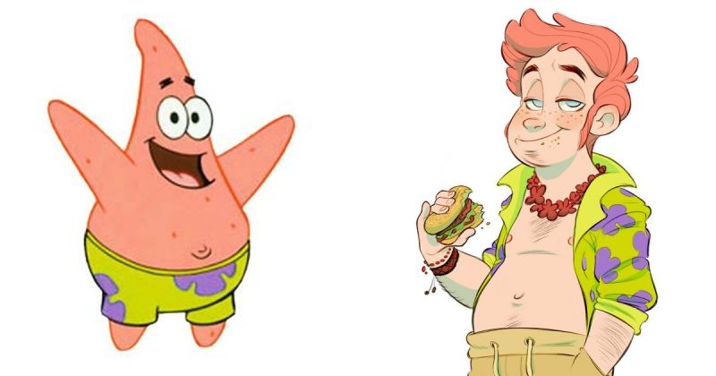 როგორი იქნებოდნენ Spongebob-ის გმირები, ადამიანები რომ ყოფილიყვნენ 
