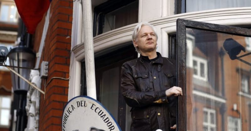 ლონდონში ეკვადორის საელჩოში WikiLeaks-ის დამფუძნებელი ჯულიან ასანჟი დააკავეს