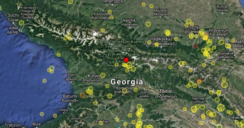 საქართველოში 3.4 მაგნიდუტის მიწისძვრა მოხდა