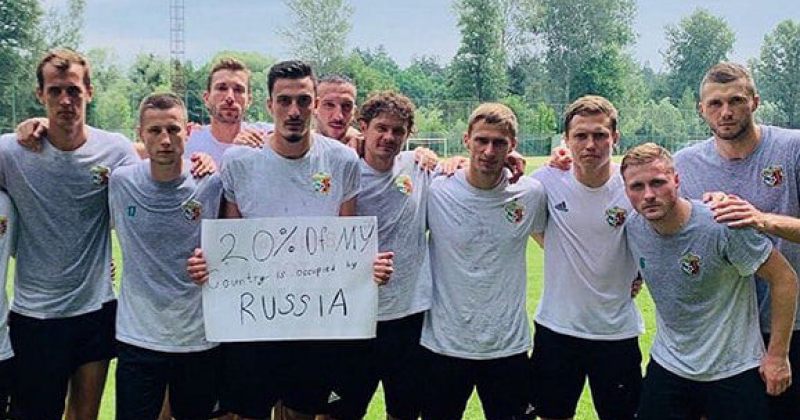 ქართველი ფეხბურთელების პროტესტს უკრაინული კლუბი "ვორსკლაც" შეუერთდა