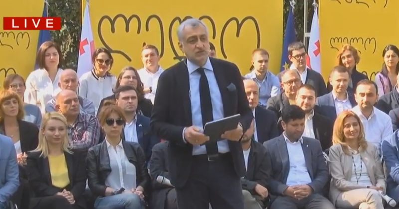მამუკა ხაზარაძემ საზოგადოებრივი მოძრაობა "ლელოს" მორიგი 12 წევრი წარადგინა