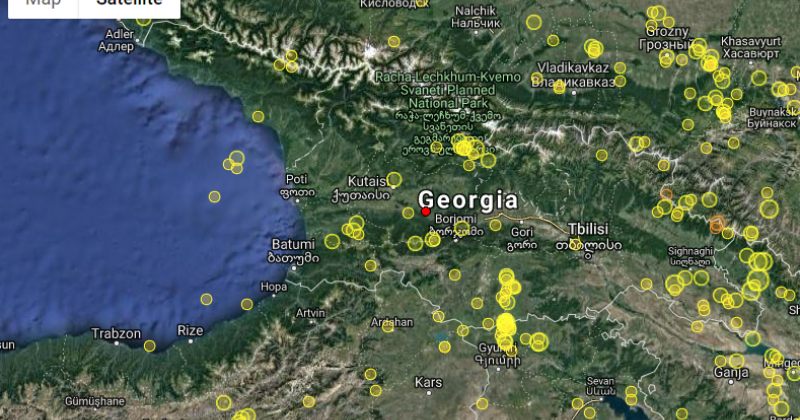 საქართველოში 4.6 მაგნიტუდის მიწისძვრა მოხდა, ეპიცენტრი დაბა ხარაგაულთან იყო