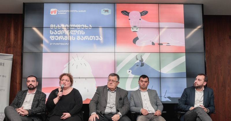 ® საქართველოს ბანკის ორგანიზებით მეცხოველეობის თემაზე კონფერენცია გაიმართა