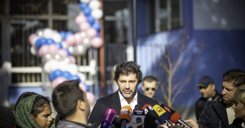 "ნახეთ, რა კარგი პირობებია" - კახა კალაძემ ფონიჭალაში ახალგახსნილი ბაგა-ბაღი დაათვალიერა