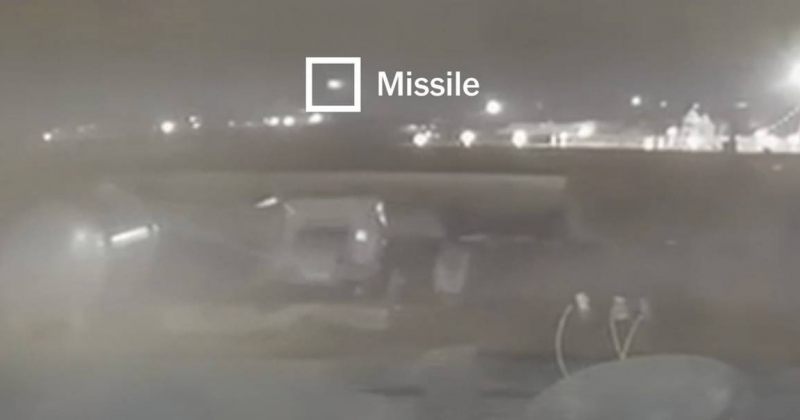 გავრცელდა ვიდეო, რომელშიც ჩანს, რომ უკრაინულ თვითმფრინავს ორი ირანული რაკეტა მოხვდა [Video]