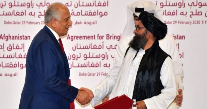 აშშ-მა და თალიბანმა სამშვიდობო ხელშეკრულებას მოაწერეს ხელი