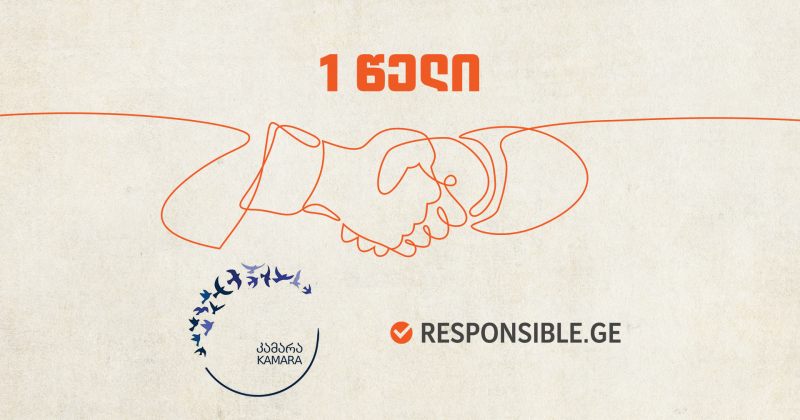 ® 200-მდე ბენეფიციარი და ფსიქოთერაპიის 1 200 საათი - Responsible.ge-სა და "კამარას" თანამშრომლობის 1 წელი