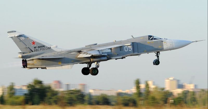რუსეთში, ვოლგოგრადის ოლქში რუსული  Су-24-ის ტიპის ბომბდამშენი ჩამოვარდა