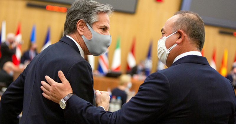 ბლინკენი: აშშ და თურქეთი ვაგრძელებთ ახლო კოორდინაციას უკრაინაში რუსეთის აგრესიის საფრთხეზე