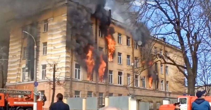 რუსული მედია: ტვერში თავდაცვის სამინისტროს ინსტიტუტში ხანძარს 2 ადამიანი ემსხვერპლა