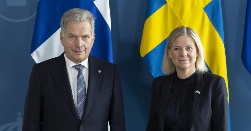 ფინეთი და შვედეთი NATO-ში გაწევრიანების განაცხადს 18 მაისს წარადგენენ