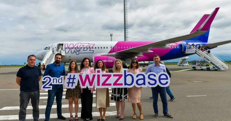 ქუთაისის აეროპორტში Wizz Air-ის მეორე ბაზირებული ხომალდი დაბრუნდა