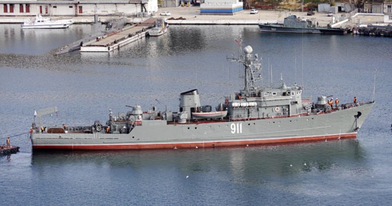 რუსეთის ბრალდებით, სევასტოპოლში მათ ხომალდებს თავს ხორბლის გადამტანი გემიდან დაესხნენ