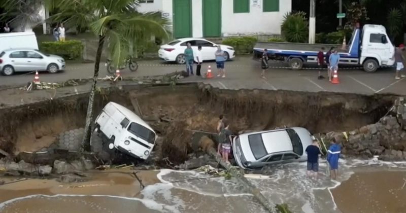 ბრაზილიაში ძლიერი წვიმებით გამოწვეულ მეწყერს, სულ მცირე, 36 ადამიანი ემსხვერპლა