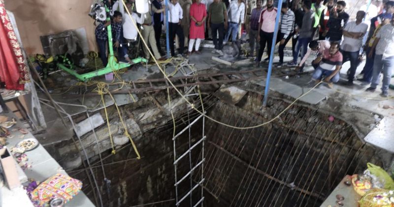 უბედური შეთხვევა ინდოეთში - ტაძრის იატაკის ჩავარდნის შედეგად  სულ მცირე 35 ადამიანი გარდაიცვალა 