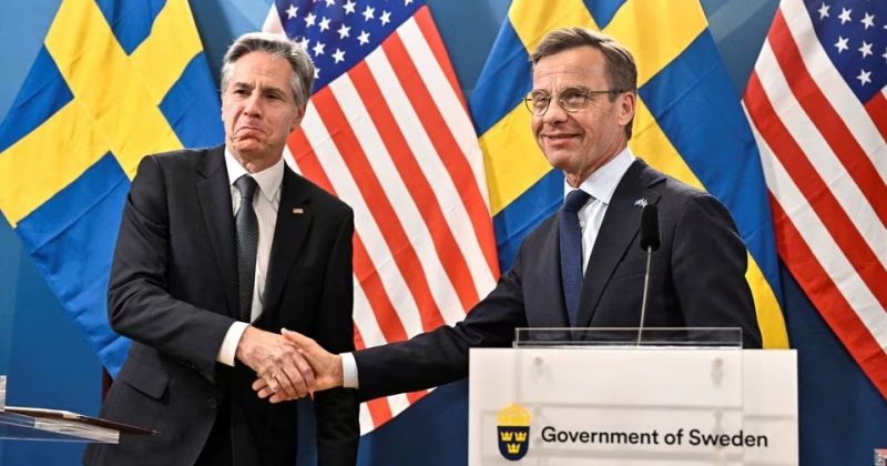 ბლინკენმა ანკარას შვედეთის NATO-ში გაწევრიანების დაუყოვნებლივ რატიფიცირებისკენ მოუწოდა