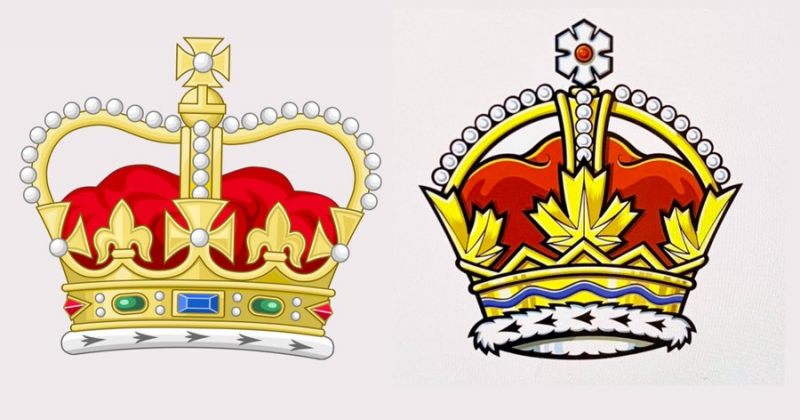 კანადა გვირგვინის დიზაინში რელიგიურ სიმბოლოებს ფიფქითა და ნეკერჩხლის ფოთლებით ანაცვლებს