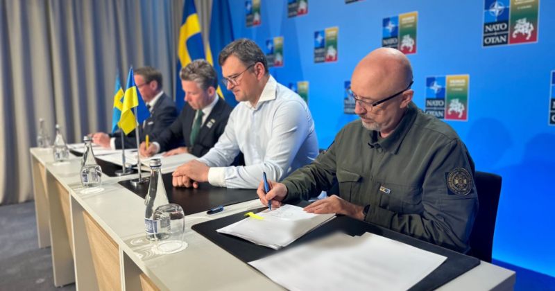 უკრაინამ და შვედეთმა საიდუმლო ინფორმაციის გაცვლის შესახებ შეთანხმებას მოაწერეს ხელი