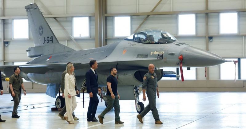 ნიდერლანდები და დანია უკრაინას F-16 ტიპის საბრძოლო თვითმფრინავებს გადასცემენ