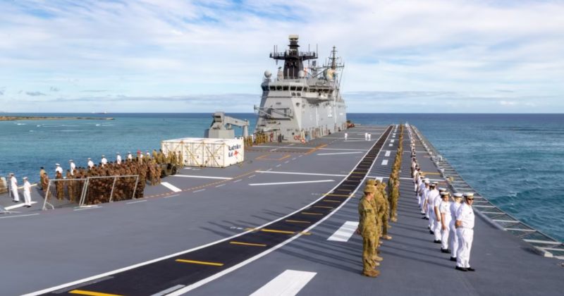 ავსტრალია, ფილიპინები და აშშ სამხრეთ ჩინეთის ზღვაში სამხედრო წრთვნებს ატარებენ