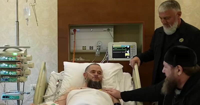 ინტერნეტში რამზან კადიროვის ახალი ვიდეო გავრცელდა, სადაც ის ავადმყოფ ბიძას სტუმრობს 