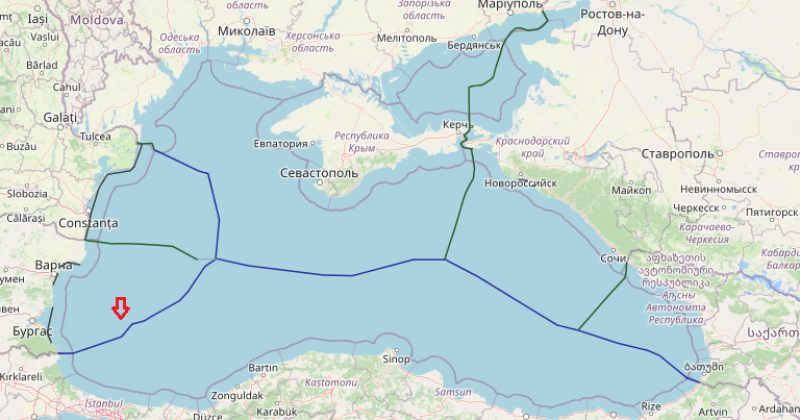 რუსეთმა შავ ზღვაში ბულგარეთის ექსკლუზიური ეკონომიკური ზონა დაბლოკა 