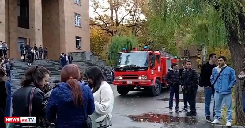 ერევნის უნივერსიტეტში აფეთქება მოხდა, არიან დაშავებულები
