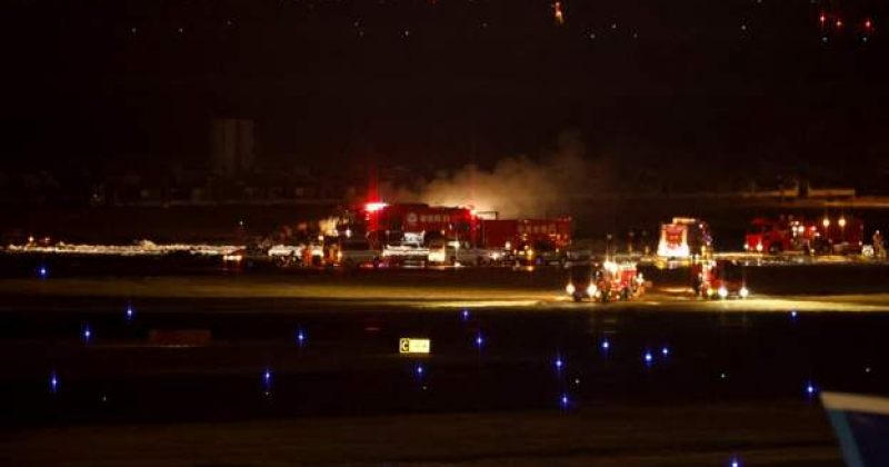 იაპონიის სანაპირო დაცვის თვითმფრინავში მყოფი 5 ადამიანი დაიღუპა