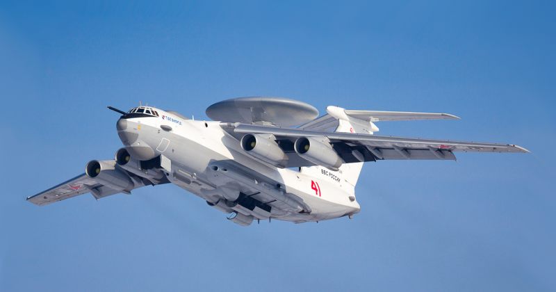 მედია: უკრაინელებმა ძვირადღირებული რუსული სადაზვერვო თვითმფრინავი А-50 ჩამოაგდეს