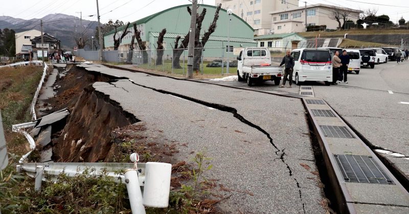 იაპონიამ ქალაქ ნოტოსთვის გაცემული "ცუნამის დიდი გარფთხილება" შეამცირა