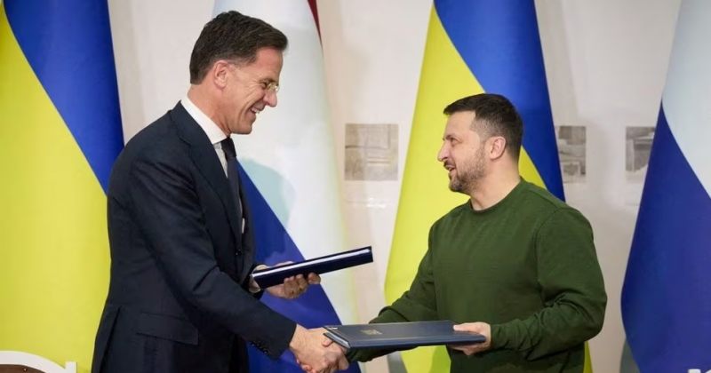 ნიდერლანდები უკრაინას საჰაერო თავდაცვის სისტემებსა და F-16-ებს გადასცემს