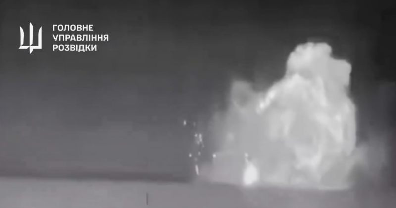 უკრაინის დაზვერვამ ხომალდ "სერგეი კოტოვის" აფეთქების ვიდეო გაავრცელა [VIDEO]