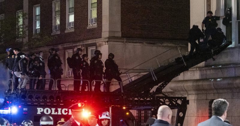 ნიუ-იორკის პოლიციამ კოლუმბიის უნივერსიტეტი პროპალესტინელებისგან გაწმინდა