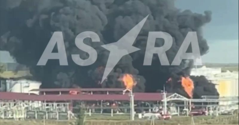 დრონების დარტყმის შემდეგ, როსტოვის ოლქში კიდევ ერთი ნავთობის საცავი იწვის 